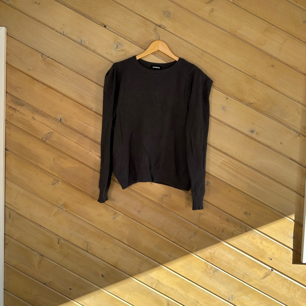 Express Puff Shoulder Sweater